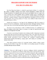 Progress Report 2013-14